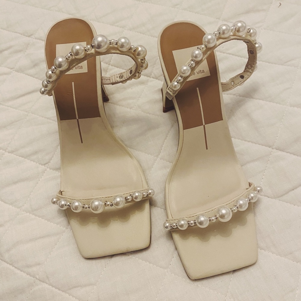 Dolce vita pearl heels